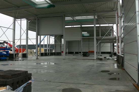 Nieuwbouw loods Zandruiter week 44
