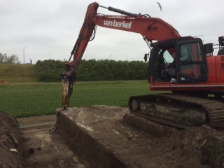 Sloop fundatie afweergeschut